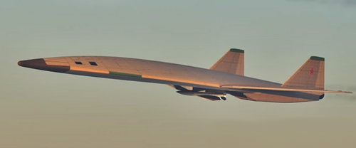 Máy bay ném bom chiến lược tương lai Nga (tưởng tượng)